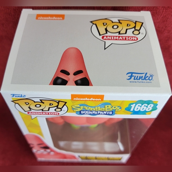 Fry cook games Patrick funko # 1668 (nib) With pop protector - Picture 4 of 7
